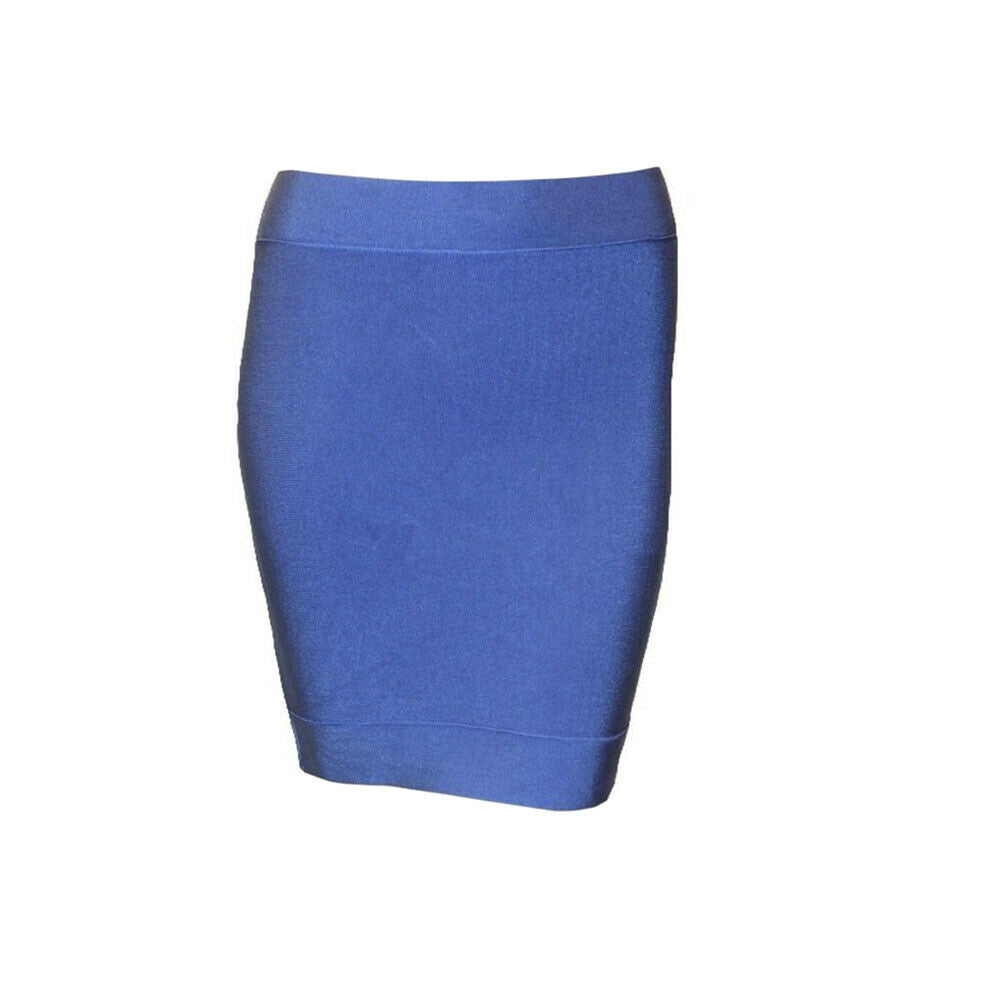 BCBGMaxAzria Cathy Larkspur Blue Bandage Power Pencil Skirt S NWT