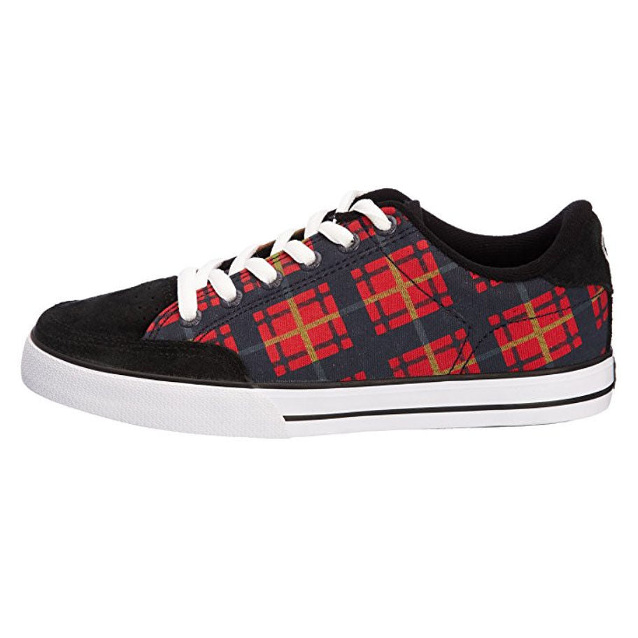 C1rca 50 W Red Tartan Plaid Skater Skateboard Low Top Womens Sneaker 5.5 NIB