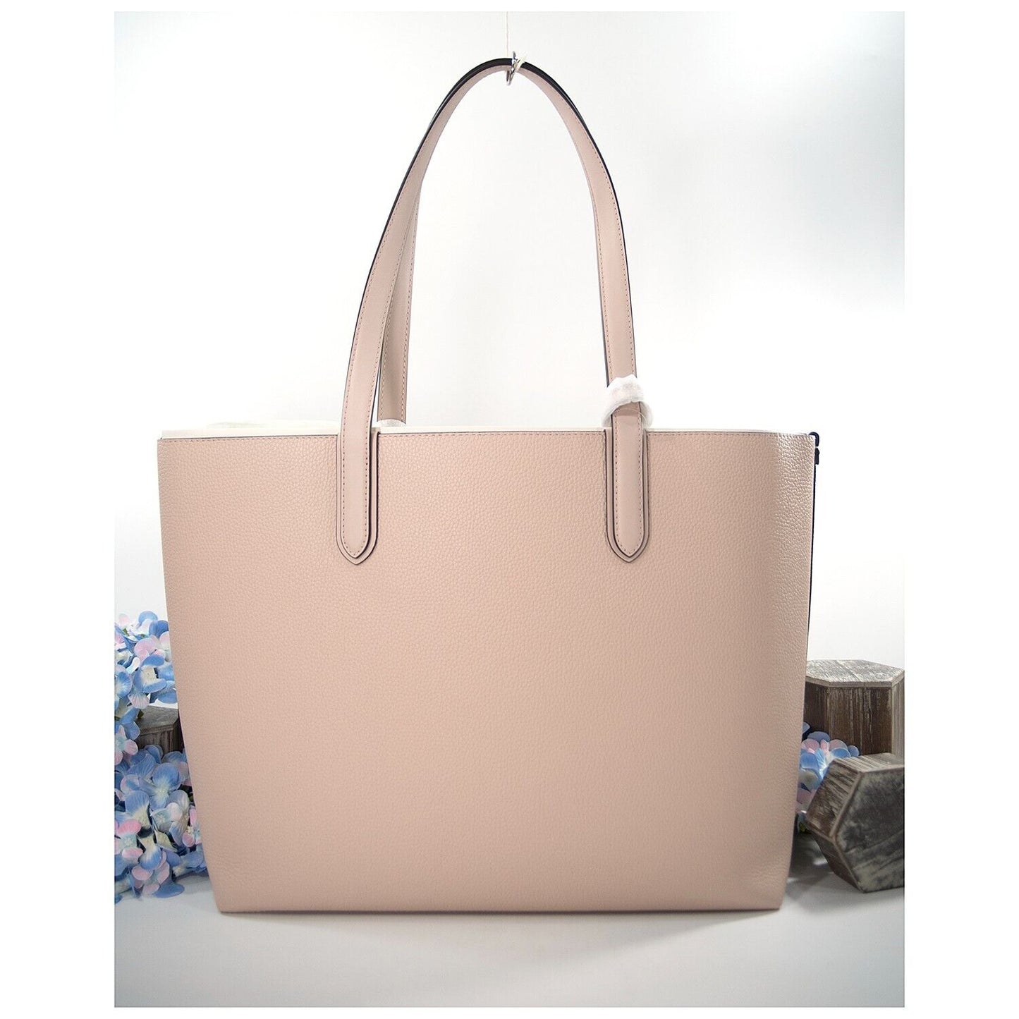 Michael Kors Soft Pink Leather Eliza XL Extra Large Tote Bag NWT