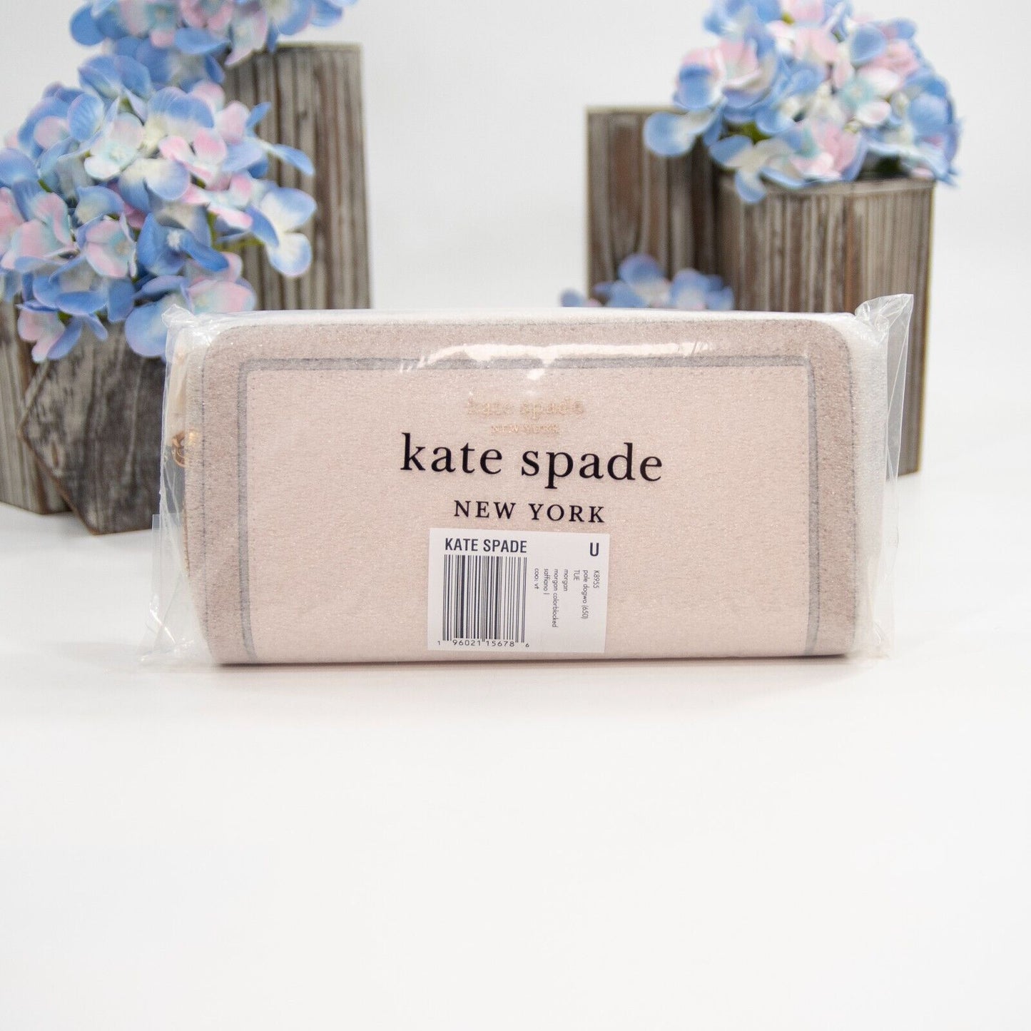 Kate Spade Morgan Dogwood Pink Spencer Zip Around Lacey Wallet NWT