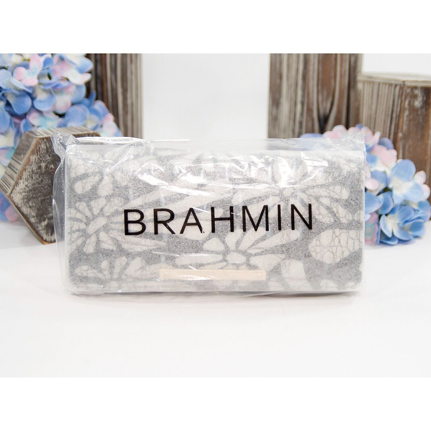 Brahmin Daisy Batik Melbourne Leather Ady Bifold Wallet NWT