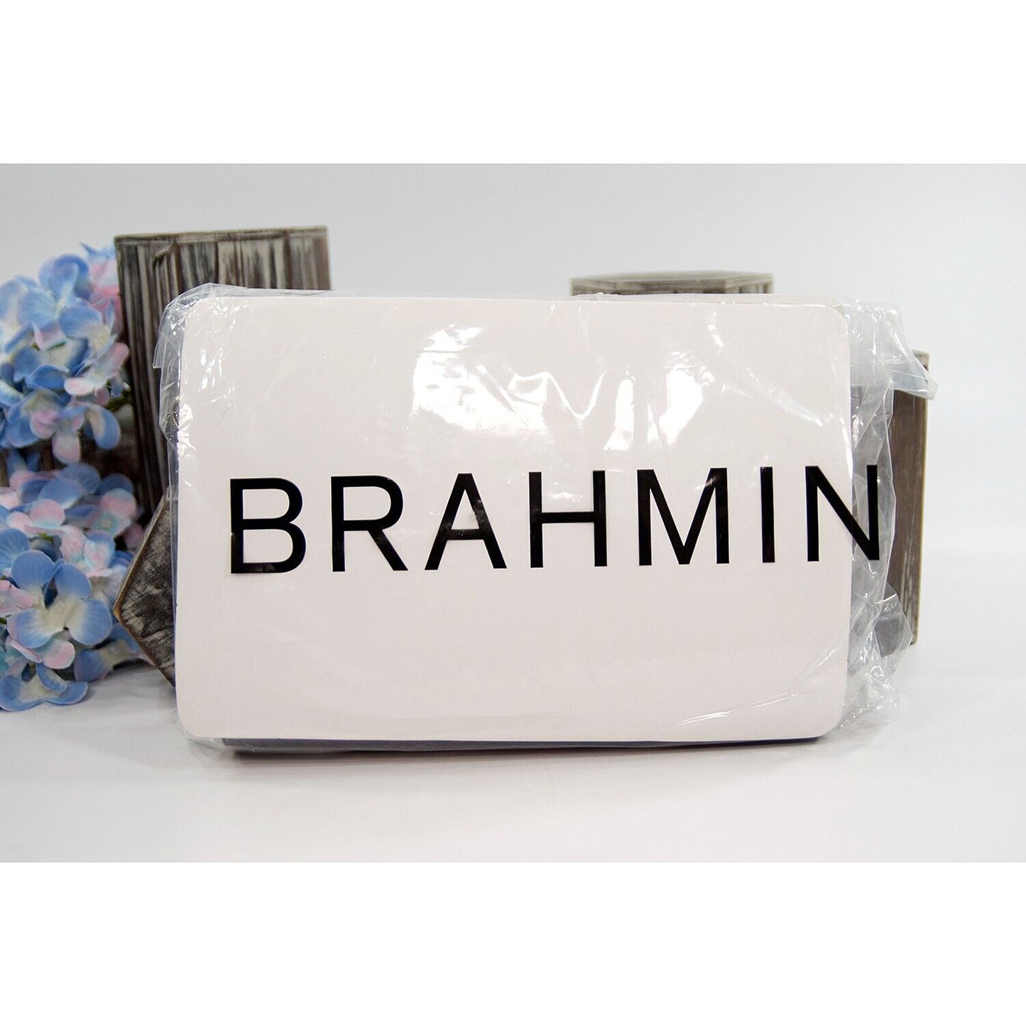 Brahmin Sugar Plum Melbourne Leather Daisy Clutch Wristlet NWT