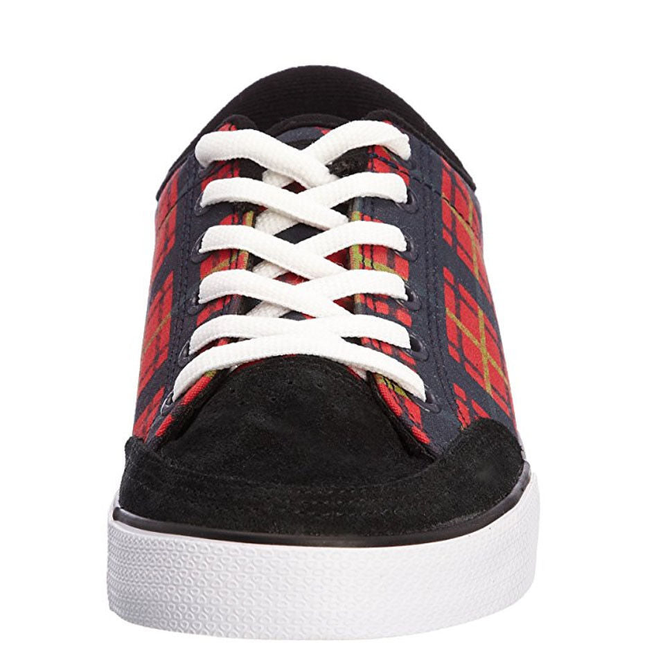 C1rca 50 W Red Tartan Plaid Skater Skateboard Low Top Womens Sneaker 5.5 NIB