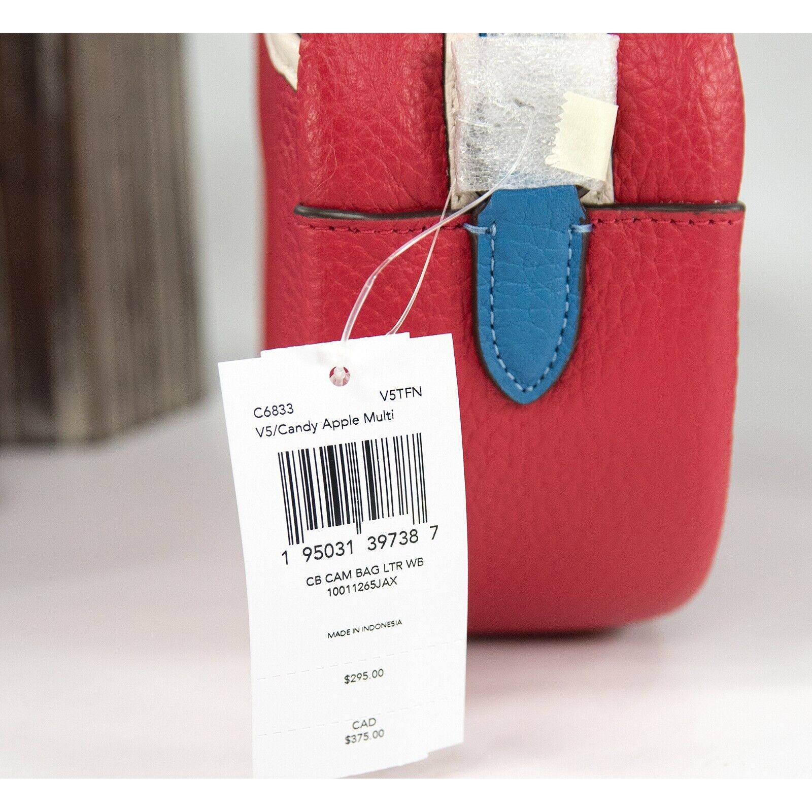 Coach Red LeatherKhaki Signature PVC Camera Guitar Strap Crossbody Bag –  Design Her Boutique